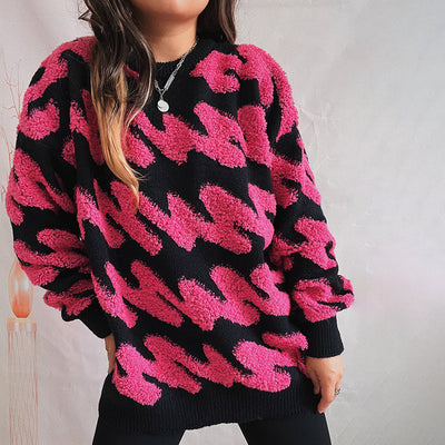 Afslappet Løs Striktrøje