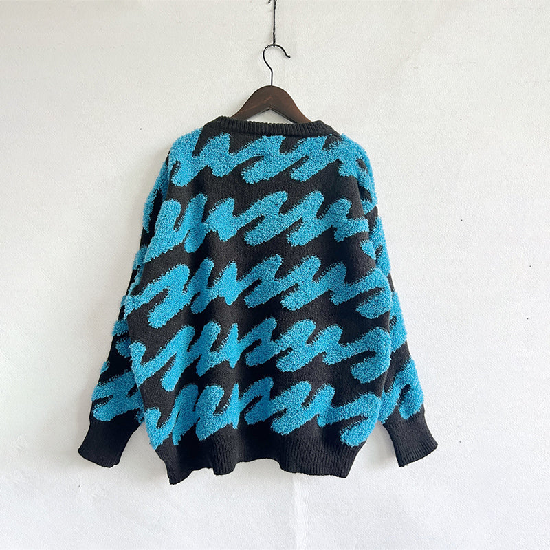 Afslappet Løs Striktrøje