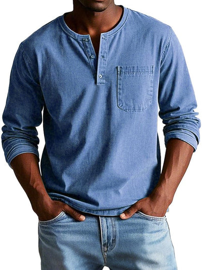 Frederik | Vintage Henley Trøje