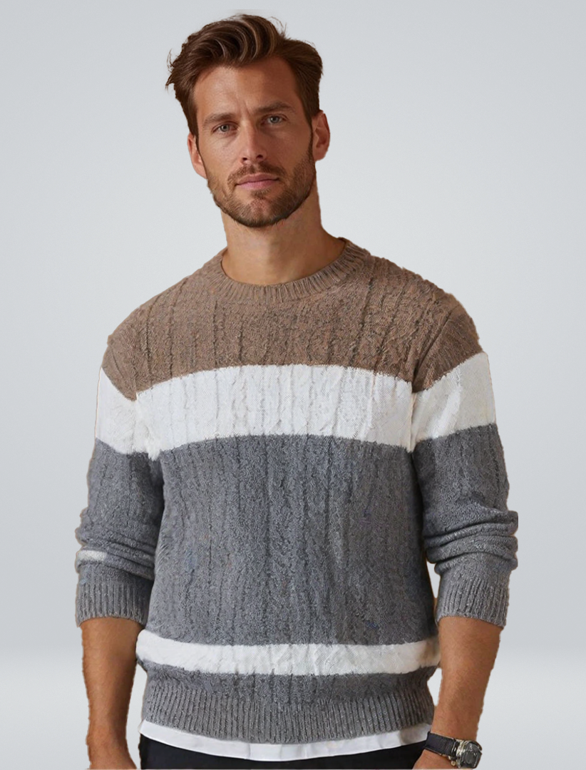 Jesper | Elegant patchwork sweater