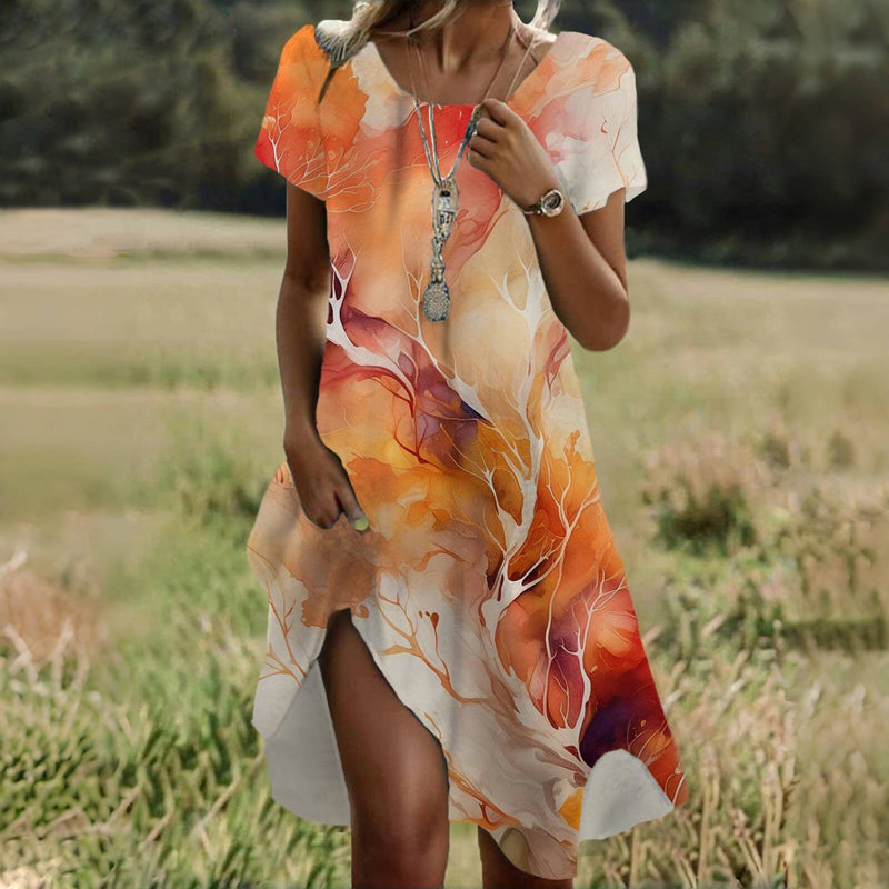 Vintage Gradient Kjole