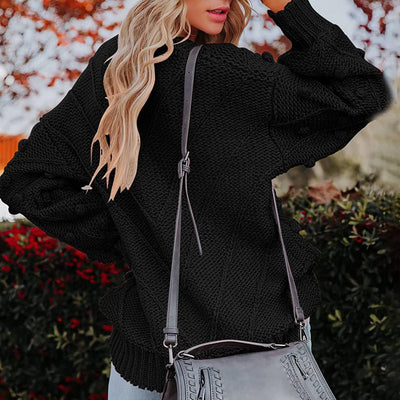 Afslappet Løs Striktrøje