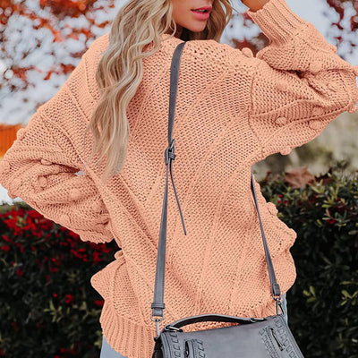 Afslappet Løs Striktrøje