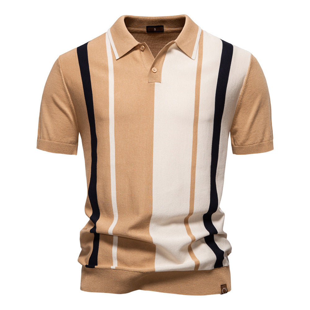 Nicklas | Stribet poloshirt