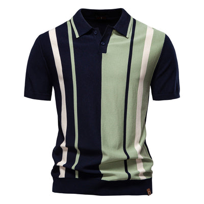 Nicklas | Stribet poloshirt