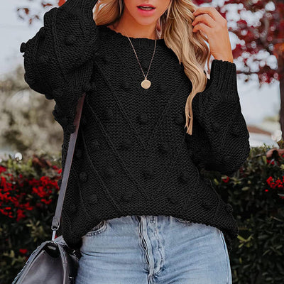 Afslappet Løs Striktrøje