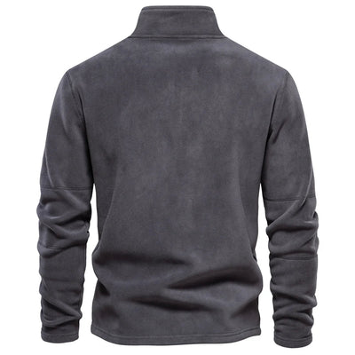 Henrik | Varm fleece krave sweatshirt