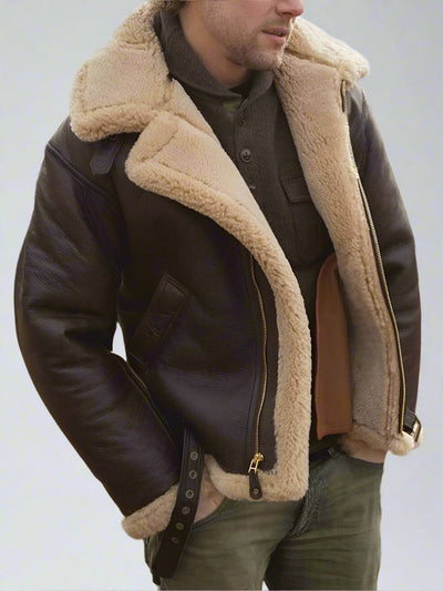 Kristian | Premium jakke i shearling-stil