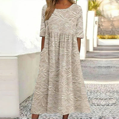 Vintage Blomstret Kjole